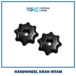 Pureair Handwheel Kran Tabung Hitam