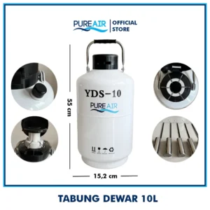 Pureair Tabung Dewar 10 Liter