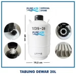 Pureair Tabung Dewar 20 Liter