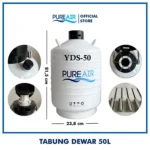 Pureair Tabung Dewar 50 Liter