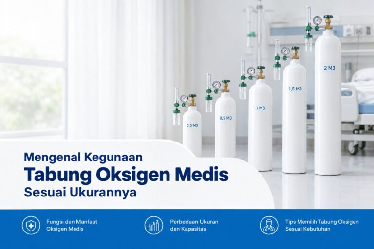 Mengenal Kegunaan Tabung Oksigen Medis Sesuai Ukurannya