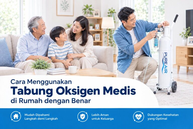 Cara Menggunakan Tabung Oksigen Medis di Rumah dengan Benar