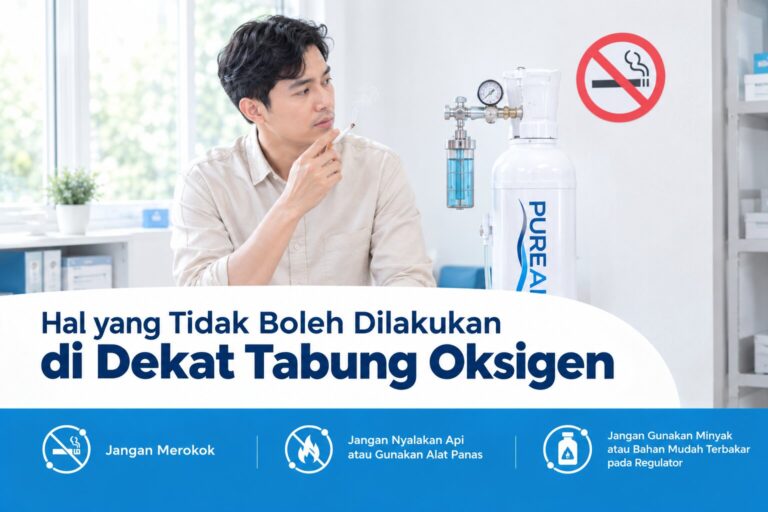 Hal yang Tidak Boleh Dilakukan di Dekat Tabung Oksigen